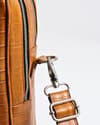 Executive Men's Original Leather Briefcase  (Croco Rich Tan) - Thumbnail 8