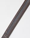 Oxford Men's Original Leather Belt  (Croco Brown) - 28-44 - Thumbnail 7