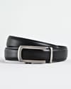 Oxford Men's Original Leather Belt  (Black) - 28-44 - Thumbnail 1