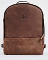The Everyday Transit  - Men's Original Leather BackPack (Rugged Brown) - Thumbnail 1