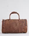 Weekender Duffle  - Original Leather Travel Bag (Rugged Brown) - Thumbnail 3