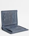 Hyde [Sleek Series] Men’s Original Leather Wallet (Rugged Blue) - Thumbnail 5