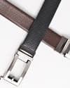 Swiss - Men's Original Leather Belt  Reversible (Salmon Black and Brown) - 28-44 - Thumbnail 6
