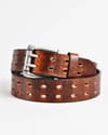 Taiwan Men's Original Leather Belt  (Vintage Tan) - 28-44 - Thumbnail 2