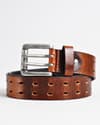 Taiwan Men's Original Leather Belt  (Vintage Tan) - 28-44 - Thumbnail 5