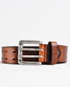 Taiwan Men's Original Leather Belt  (Vintage Tan) - 28-44 - Thumbnail 6