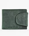 Derby - Men’s Original Leather Wallet (Rugged Green) - Thumbnail 1