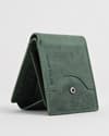 Derby - Men’s Original Leather Wallet (Rugged Green) - Thumbnail 9