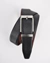 Torino Men's Original Leather Belt  Reversible (Black & Brown) - 28-44 - Thumbnail 9