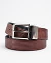 Torino Men's Original Leather Belt  Reversible (Black & Brown) - 28-44 - Thumbnail 6