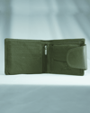 Commando Men’s ORIGINAL LEATHER Wallet | RFID PROTECTED (Military Green) - Thumbnail 3