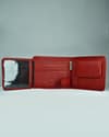 Redburry Men’s Original Leather Wallet (Red) - Thumbnail 3