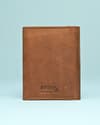 Donchester Men’s Original Leather Tri-Fold Wallet (Vintage Tan) - Thumbnail 4