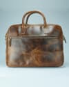 Executive Men's Original Leather Laptop Bag (Vintage Brown) - Thumbnail 3