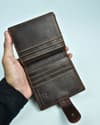 Braxton- Men’s Original Leather Wallet (Vintage Brown) - Thumbnail 2
