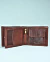Chester - Men’s Original Leather Wallet (With 10 Card Slots) - Cherry Blend - Thumbnail 3