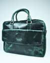 Executive Men's Original Leather Laptop Bag (Vintage Green) - Thumbnail 4