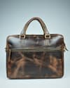 Executive Men's Original Leather Laptop Bag (Vintage Brown) - Thumbnail 6