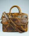 Executive Men's Original Leather Laptop Bag (Vintage Tan) - Thumbnail 1