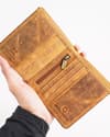 Aubrey - Men’s Original Leather Wallet (Rugged Tan) - Thumbnail 2