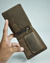 Cambridge Men’s Original Leather Wallet (Vintage Rustic Brown) - Thumbnail 4