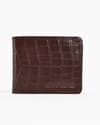 Cambridge Men’s Original Leather Wallet (Croco Cherry) - Thumbnail 4