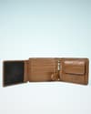 Cambridge Men’s Original Leather Wallet (Croco Brown) - Thumbnail 3