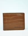 Cambridge Men’s Original Leather Wallet (Croco Brown) - Thumbnail 4