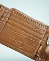 Cambridge Men’s Original Leather Wallet (Croco Brown) - Thumbnail 6