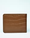 Cambridge Men’s Original Leather Wallet (Croco Brown) - Thumbnail 7
