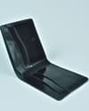 Berlin (Sleek Series) - Men’s Original Leather Wallet (Jet Black) - Thumbnail 1