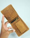 Cambridge - Men’s Original Leather Wallet (Vintage Rustic Tan) - Thumbnail 6