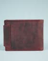 Derby - Men’s Original Leather Wallet (Rugged Cherry) - Thumbnail 8