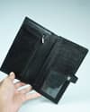 Lily - Women’s Original Leather Wallet - Black - Thumbnail 1