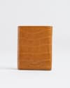 Dublin - Men’s Original Leather Trifold Wallet (Croco Rich Tan) - Thumbnail 5