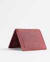 Hyde (Sleek Series) Men’s Original Leather Wallet (Rugged Cherry) - Thumbnail 3