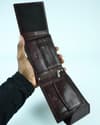 Derby - Men’s Original Leather Wallet (Cherry) - Thumbnail 4