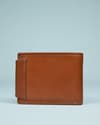 Derby - Men’s Original Leather Wallet (Cognac) - Thumbnail 5