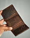 Detroit - Men’s Original Leather [Smart Card Pop UP] Wallet (Rugged Brown) - Thumbnail 1