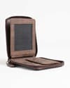 Tokyo Men’s Original Leather Wallet (Croco Rugged Brown) - Thumbnail 4