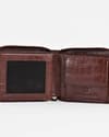 Tokyo Men’s Original Leather Wallet ( Rich Croco Brown) - Thumbnail 5