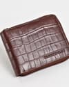 Tokyo Men’s Original Leather Wallet ( Rich Croco Brown) - Thumbnail 7