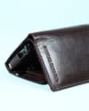 Detroit - Men’s Original Leather [Smart Card Pop UP]  Wallet (Cherry) - Thumbnail 4