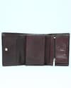 Detroit - Men’s Original Leather [Smart Card Pop UP]  Wallet (Cherry) - Thumbnail 5