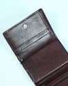 Detroit - Men’s Original Leather [Smart Card Pop UP]  Wallet (Cherry) - Thumbnail 6