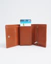 Detroit - Men’s Original Leather [Smart Card Pop UP] Wallet (Cognac) - Thumbnail 3