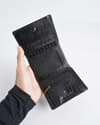 Dublin - Men’s Original Leather Trifold Wallet (Croco Black) - Thumbnail 3