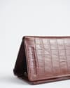 Dublin - Men’s Original Leather Trifold Wallet (Croco Rich Brown) - Thumbnail 9