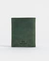 Dublin - Men’s Original Leather Trifold Wallet (Rugged Green) - Thumbnail 3