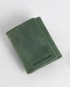 Dublin - Men’s Original Leather Trifold Wallet (Rugged Green) - Thumbnail 6